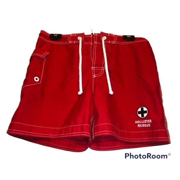Hollister Size Small Rescue Swim Trunks - Picture 1 of 6